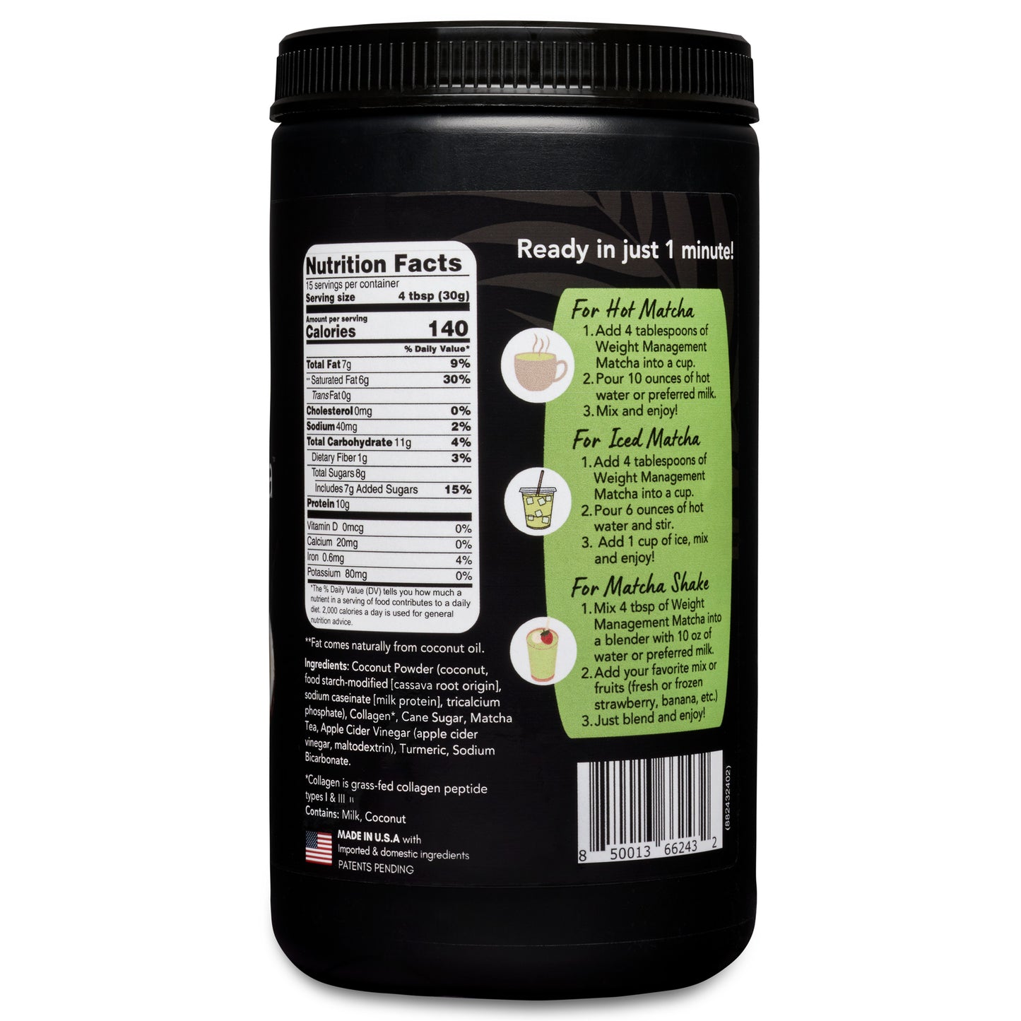 Coconut Weight Management Matcha