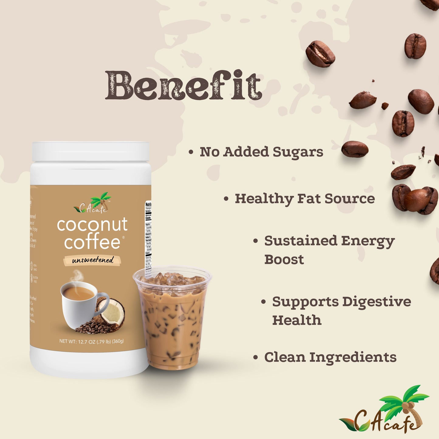 Coconut Coffee Unsweetened