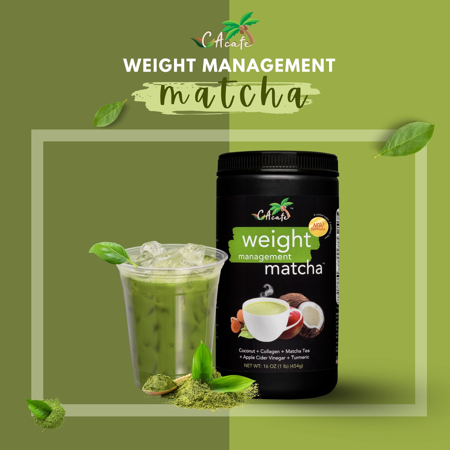 Coconut Weight Management Matcha | No Added Sugar