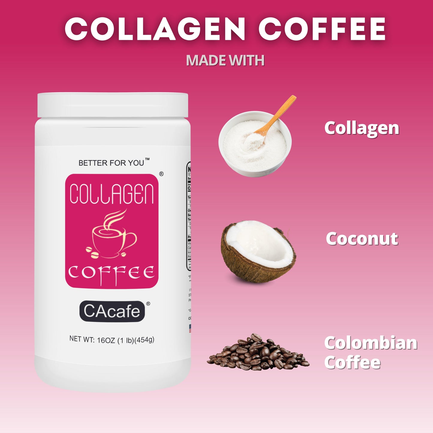 Coconut Collagen Coffee Unsweetened