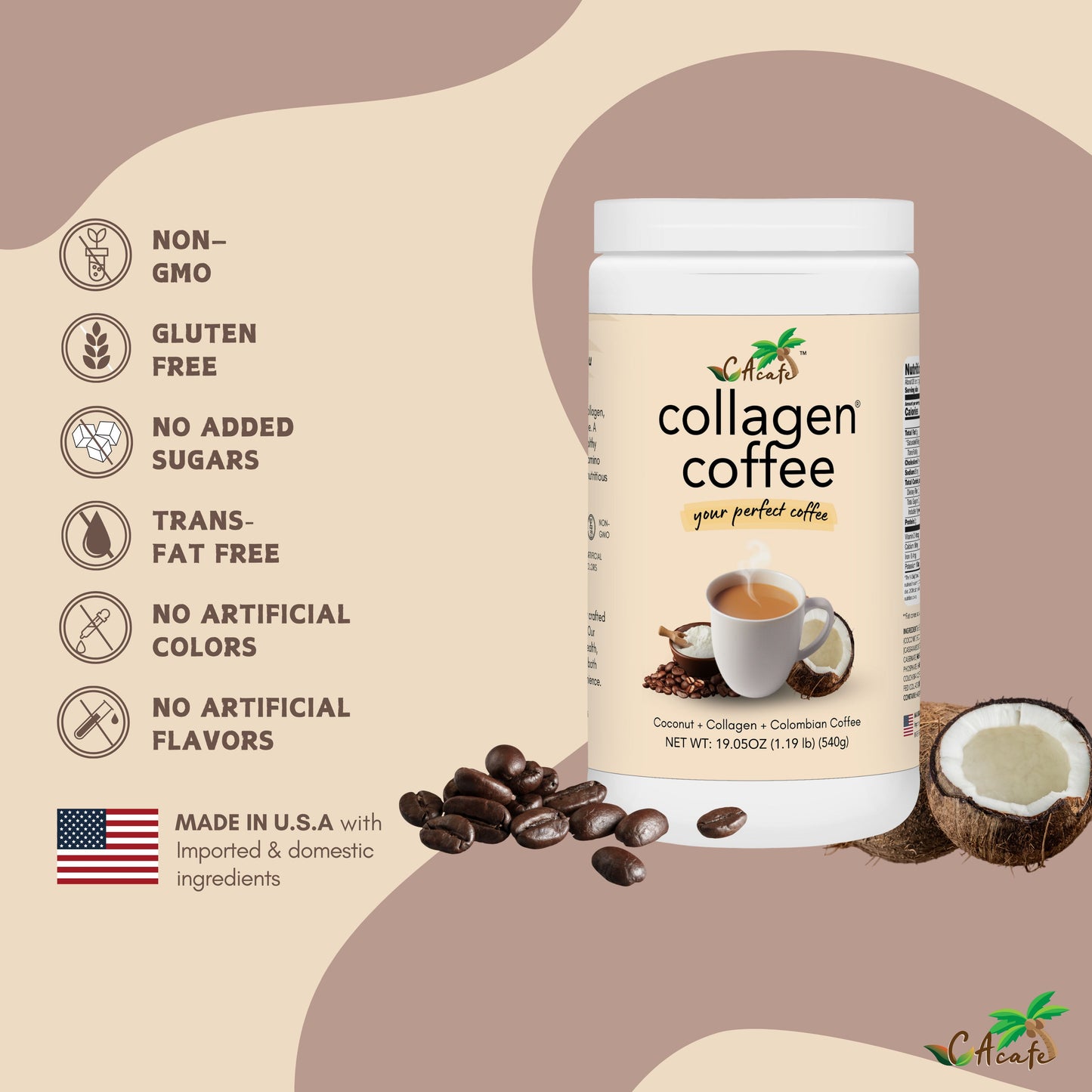 Coconut Collagen Coffee