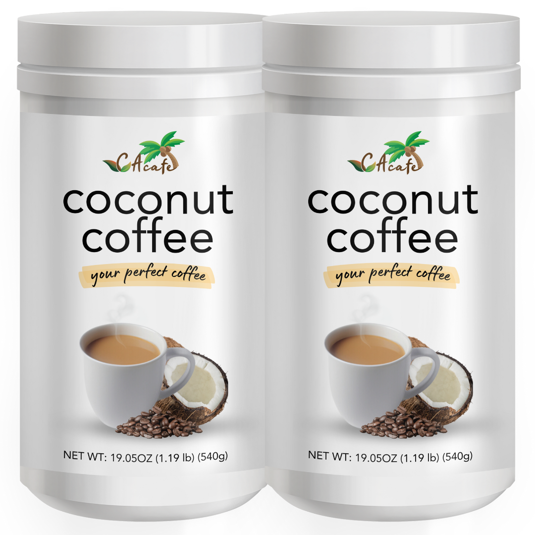 2 pack of Coconut Coffee (New Look) _ 19.05oz each