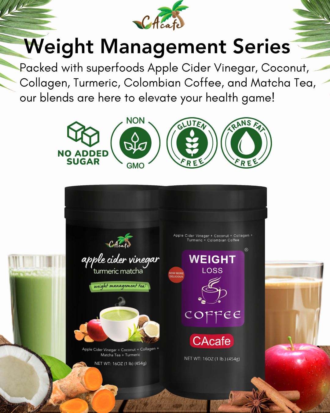 Weight Management Matcha and Coffee Bundle 2-Pack