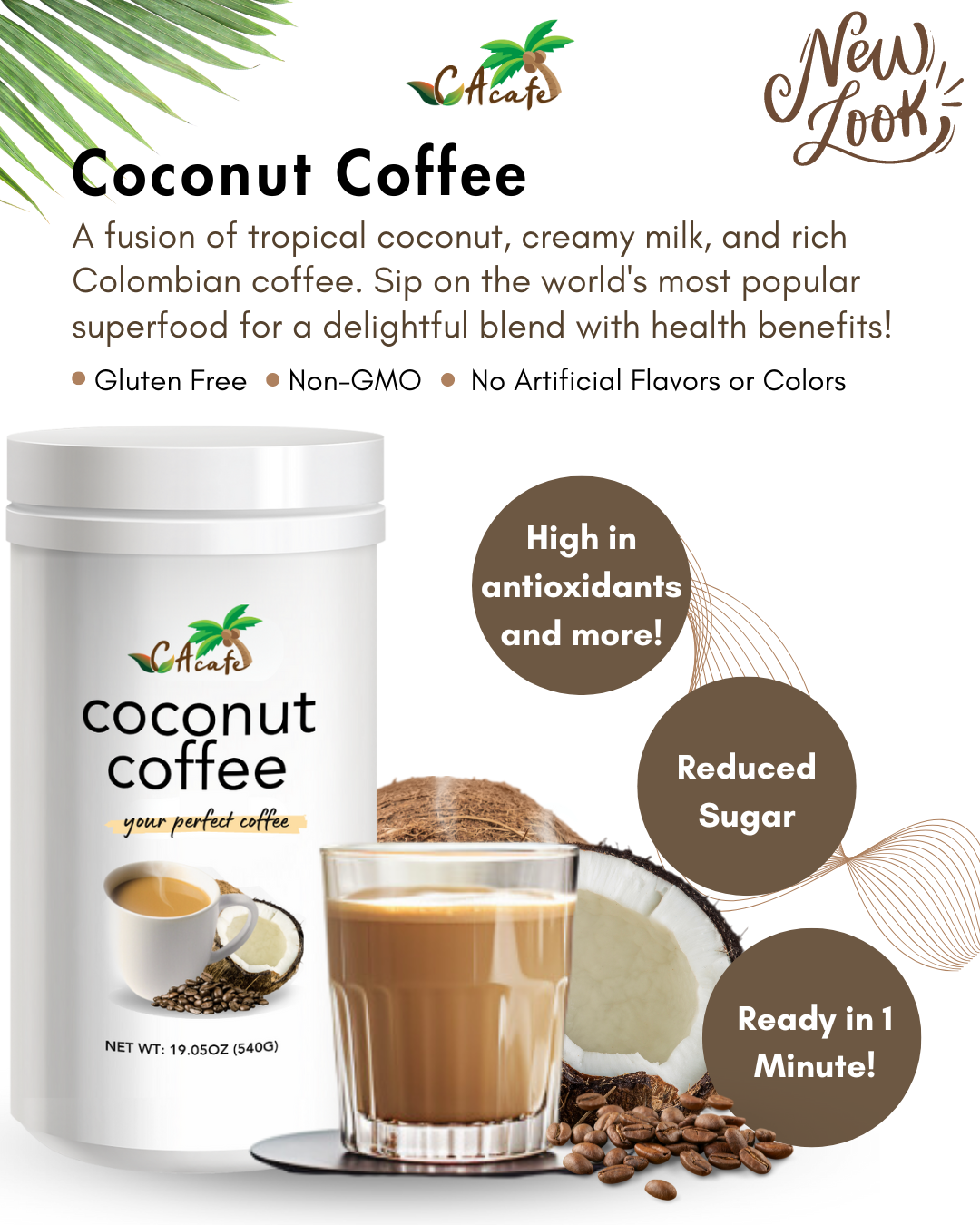 6PK of Coconut Coffee 2.0 (New Look)