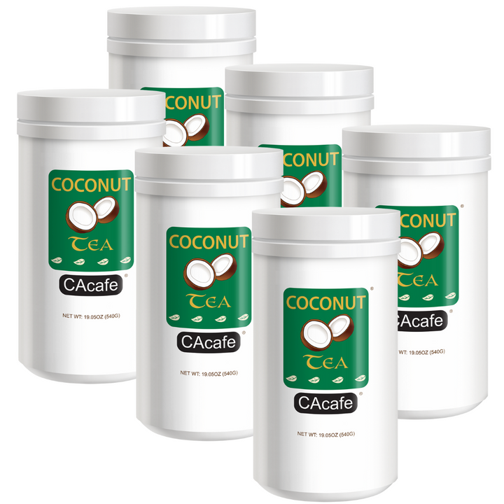 CAcafe Coconut Tea 19.05oz (6-Pack)